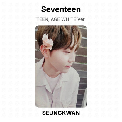 Seventeen TEEN, AGE WHITE Ver. Official Photocard