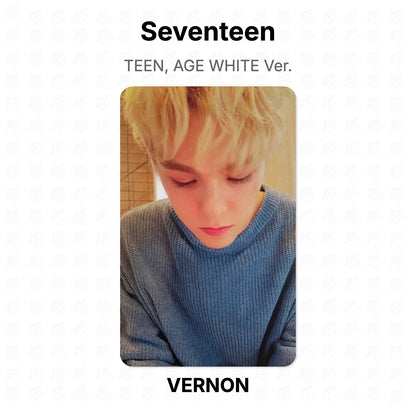 Seventeen TEEN, AGE WHITE Ver. Official Photocard