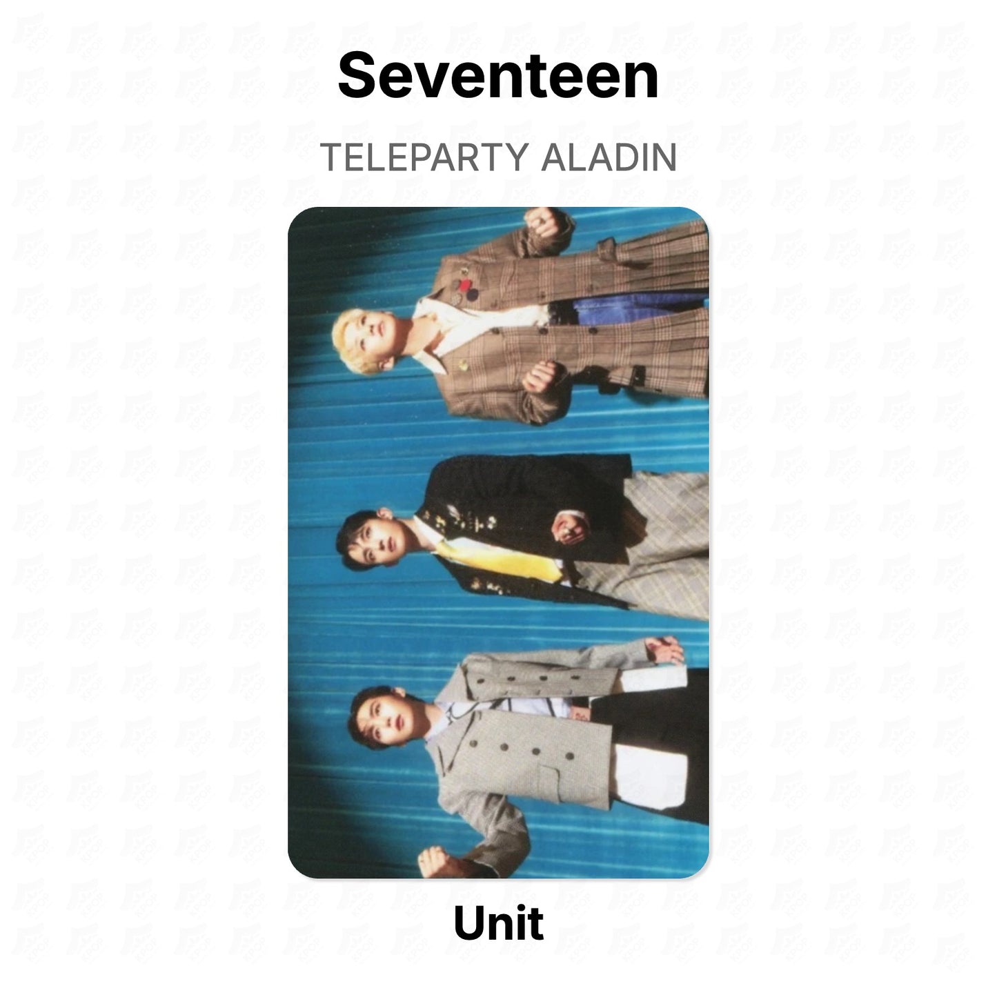 Seventeen TELEPARTY ALADIN Official Photocard