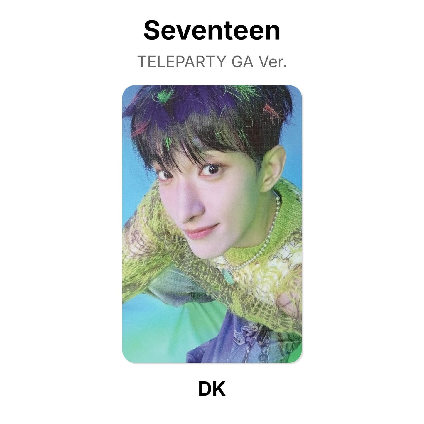 Seventeen TELEPARTY GA Ver. photocard oficial