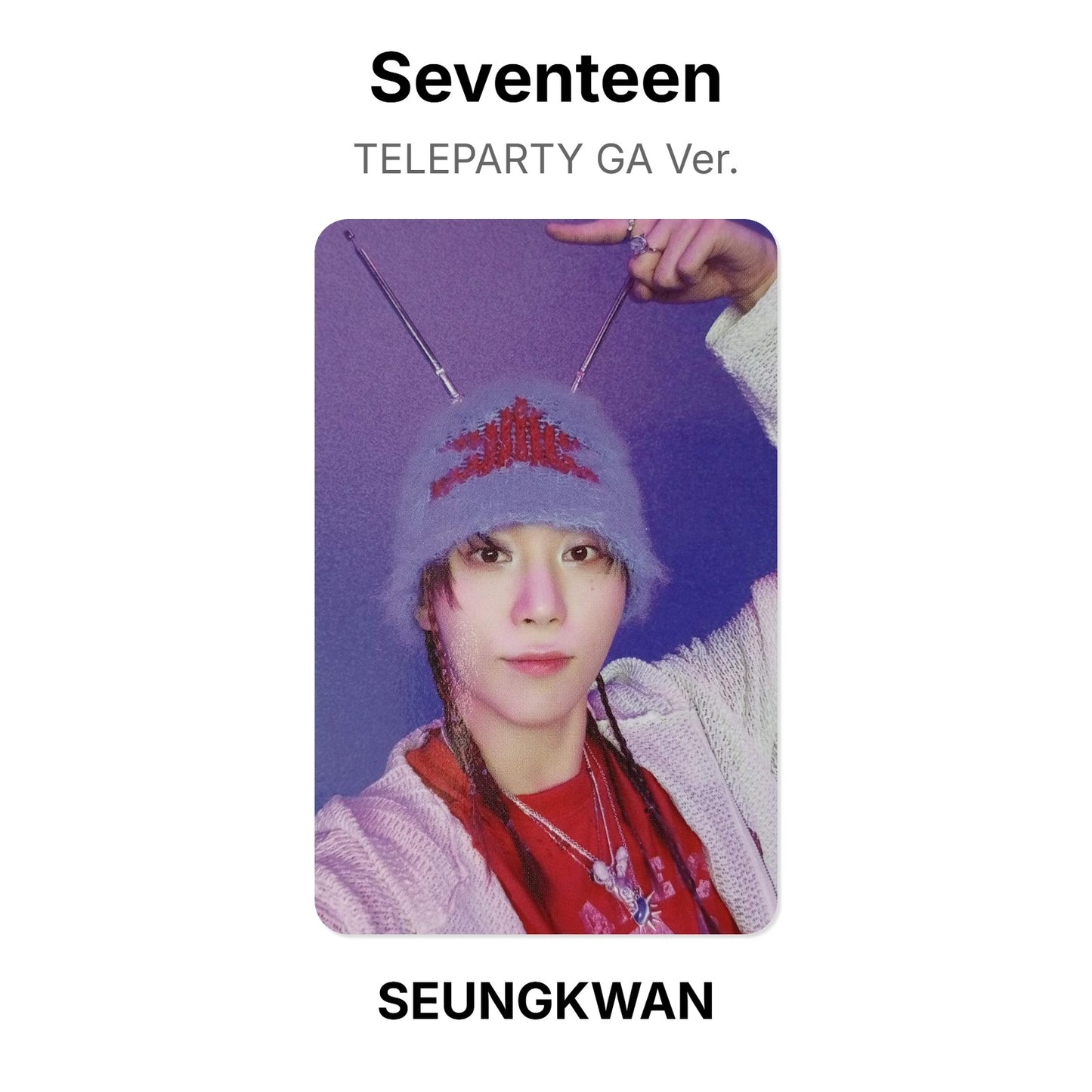 Seventeen TELEPARTY GA Ver. photocard oficial