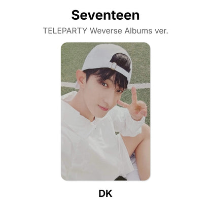 Seventeen TELEPARTY Weverse Albums ver. photocard oficial