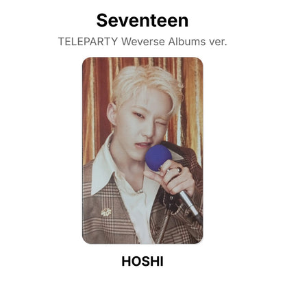 Seventeen TELEPARTY Weverse Albums ver. photocard oficial