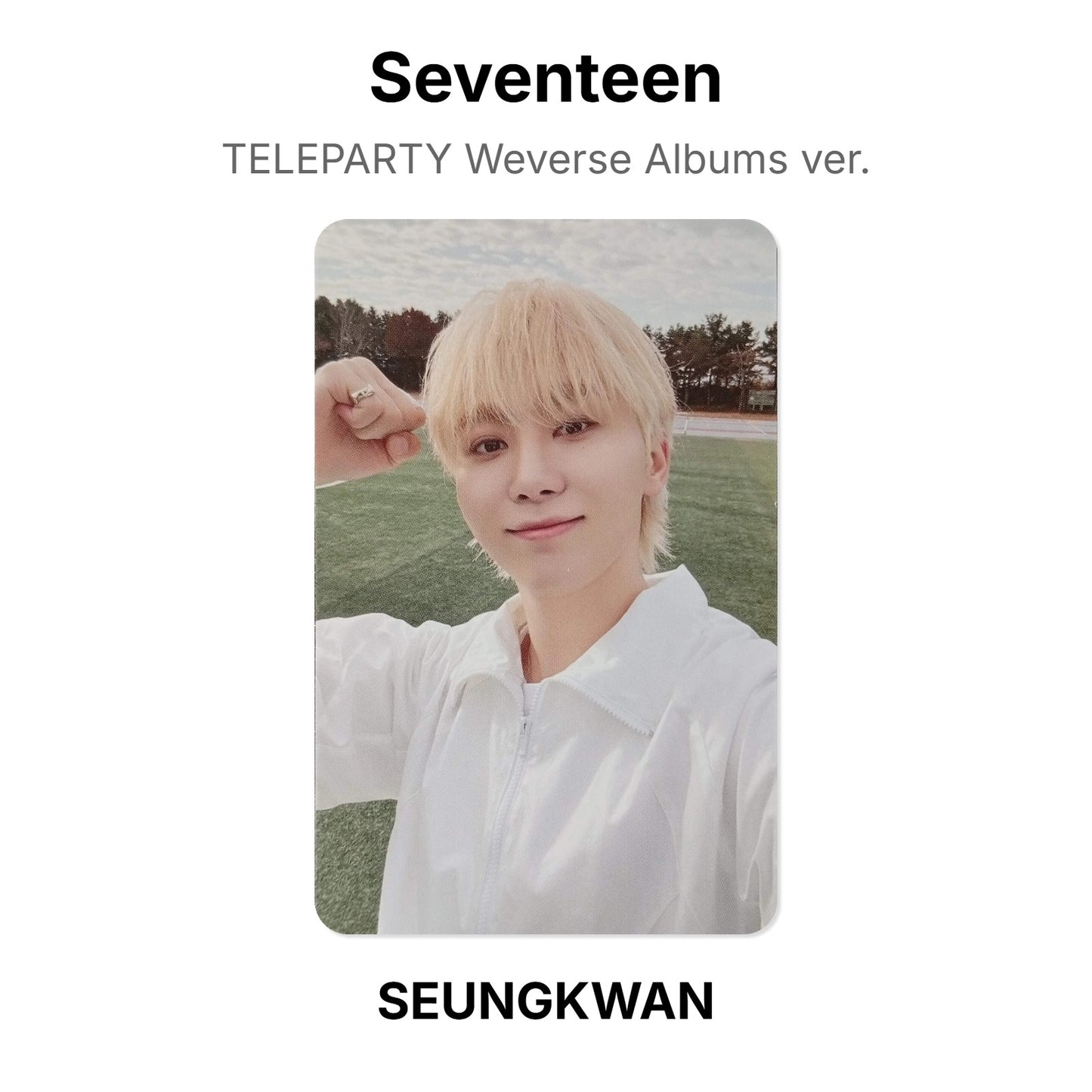 Seventeen TELEPARTY Weverse Albums ver. photocard oficial