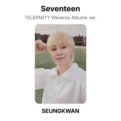 Seventeen TELEPARTY Weverse Albums ver. photocard oficial