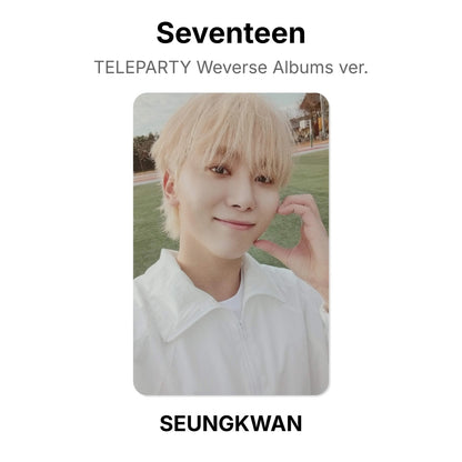 Seventeen TELEPARTY Weverse Albums ver. photocard oficial