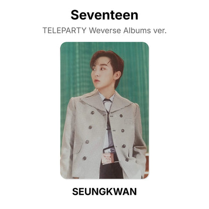 Seventeen TELEPARTY Weverse Albums ver. photocard oficial