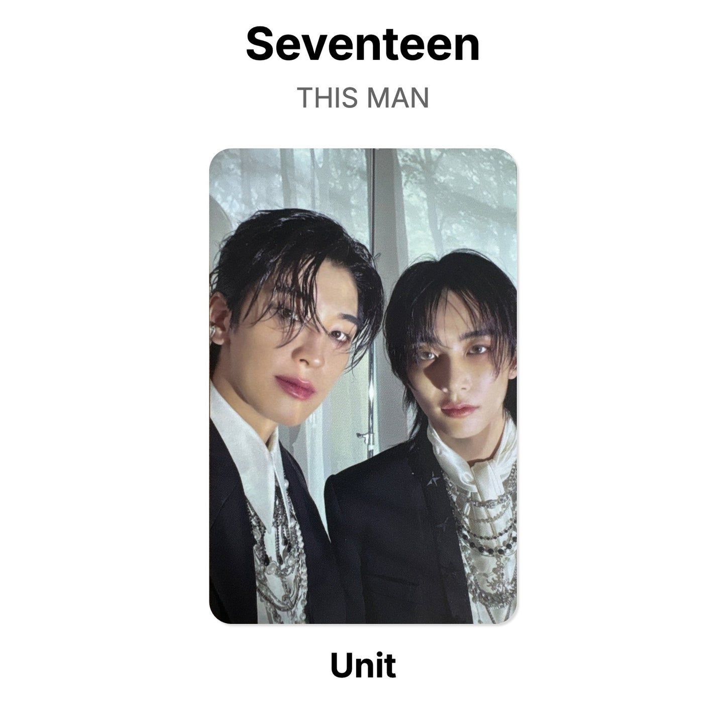 Seventeen THIS MAN photocard officielle