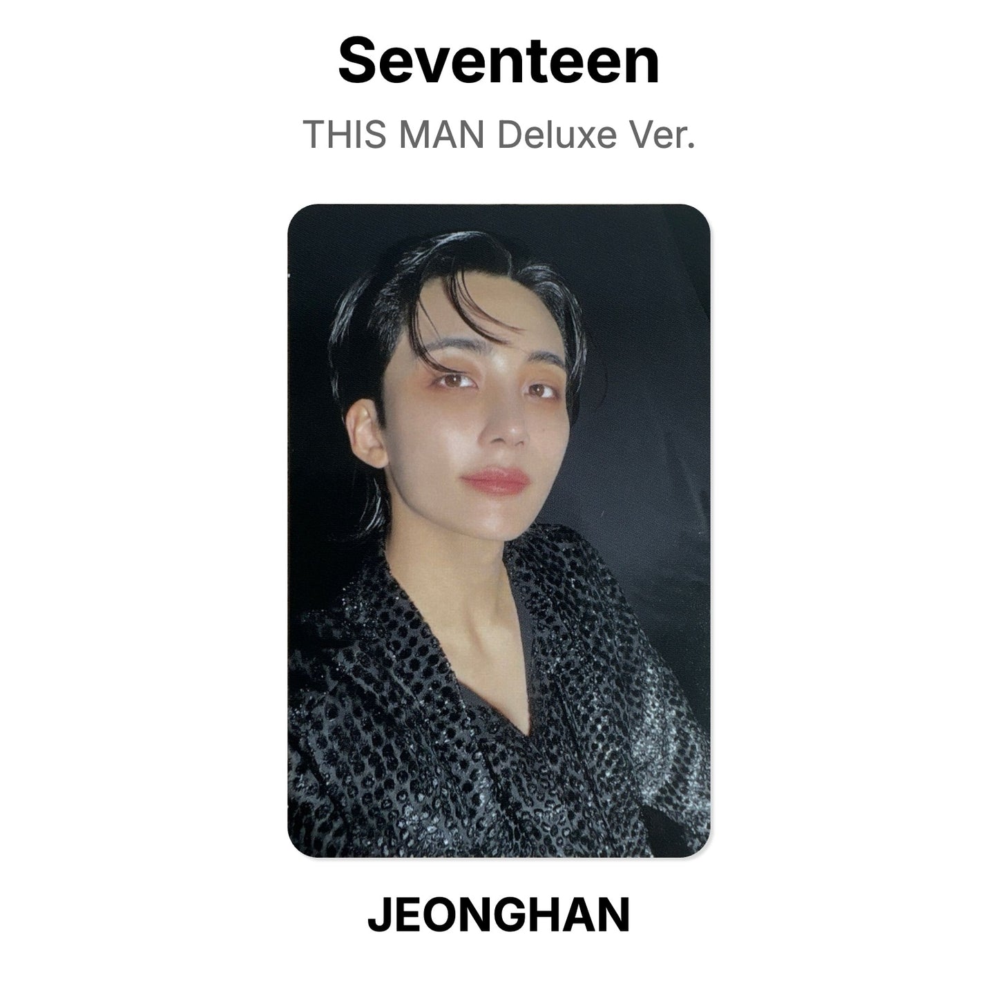 Seventeen THIS MAN Deluxe Ver. photocard ufficiale