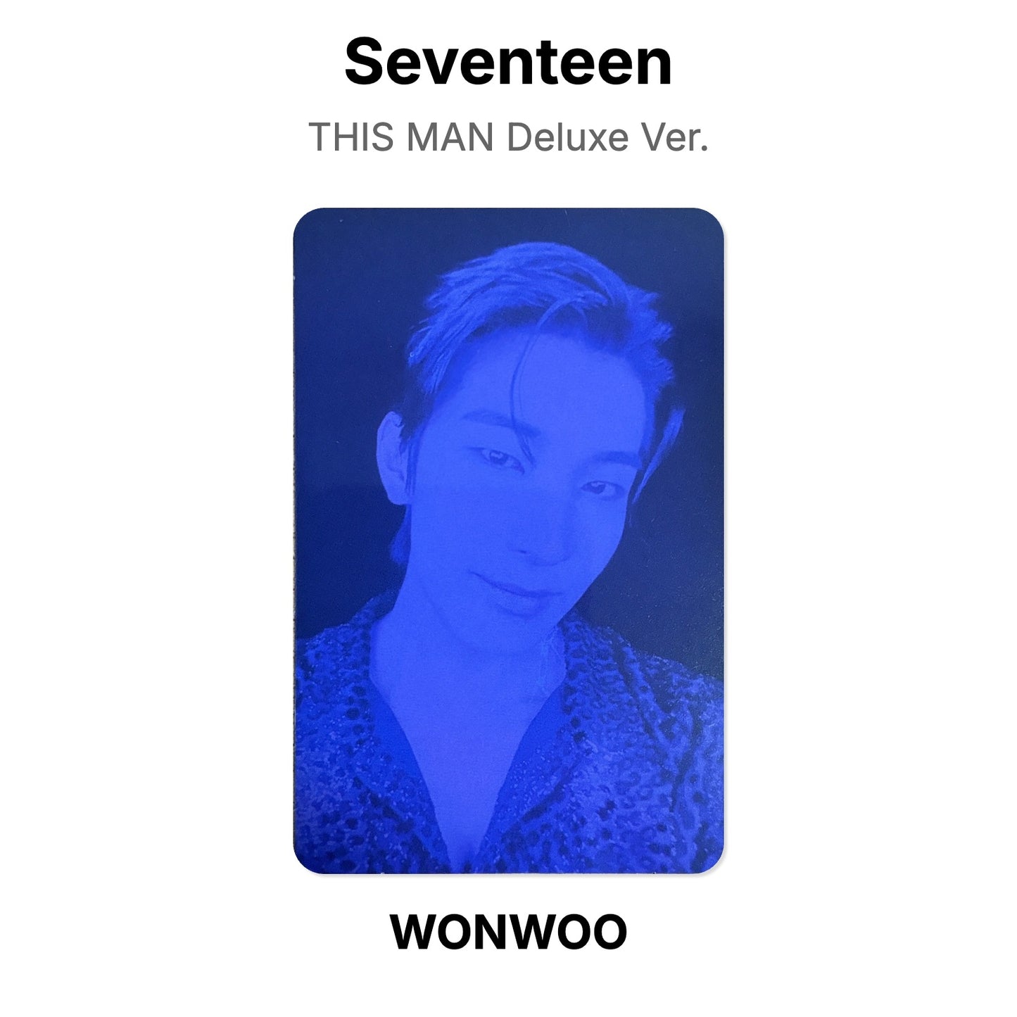 Seventeen THIS MAN Deluxe Ver. photocard ufficiale