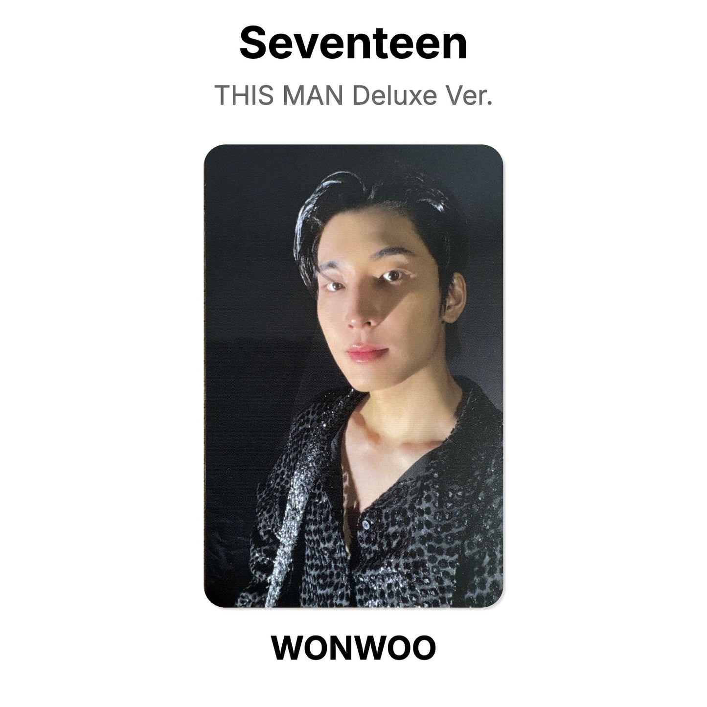 Seventeen THIS MAN Deluxe Ver. photocard ufficiale
