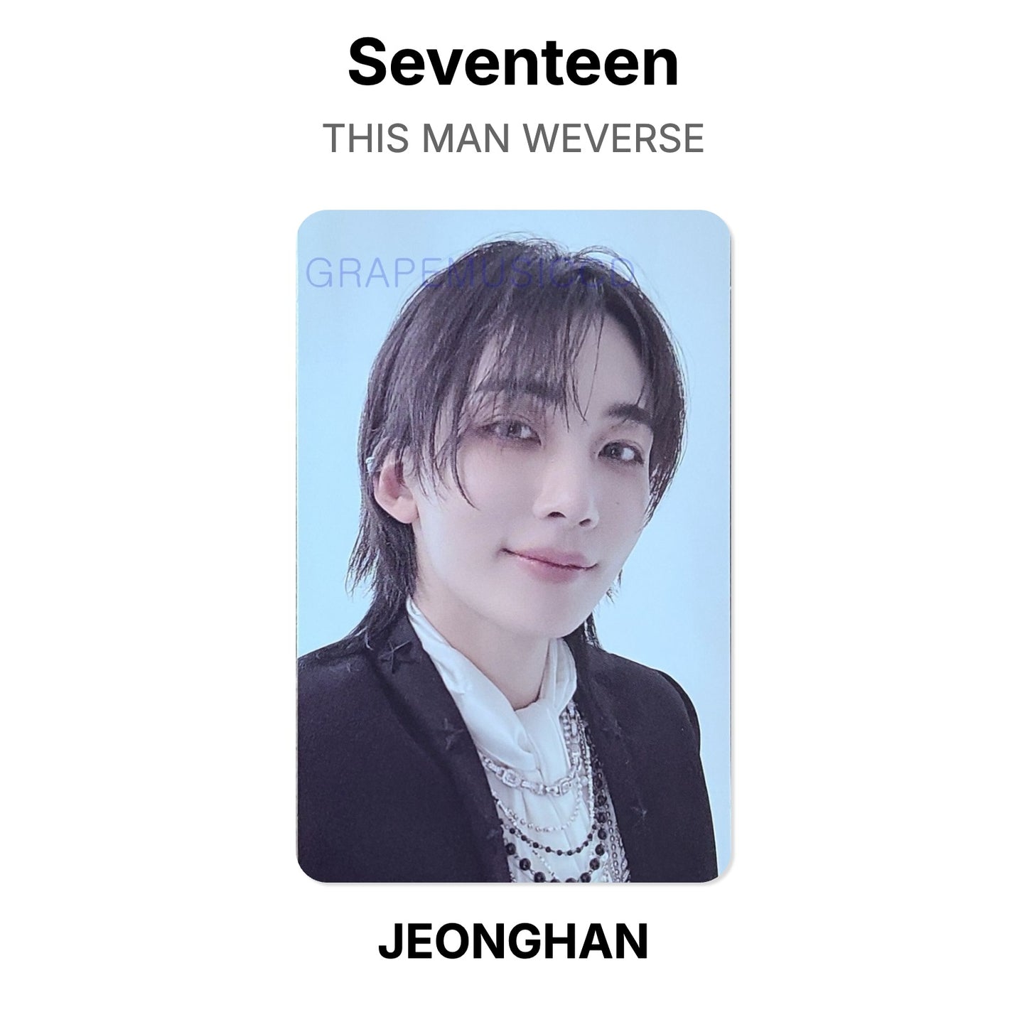 Seventeen THIS MAN WEVERSE Official Photocard