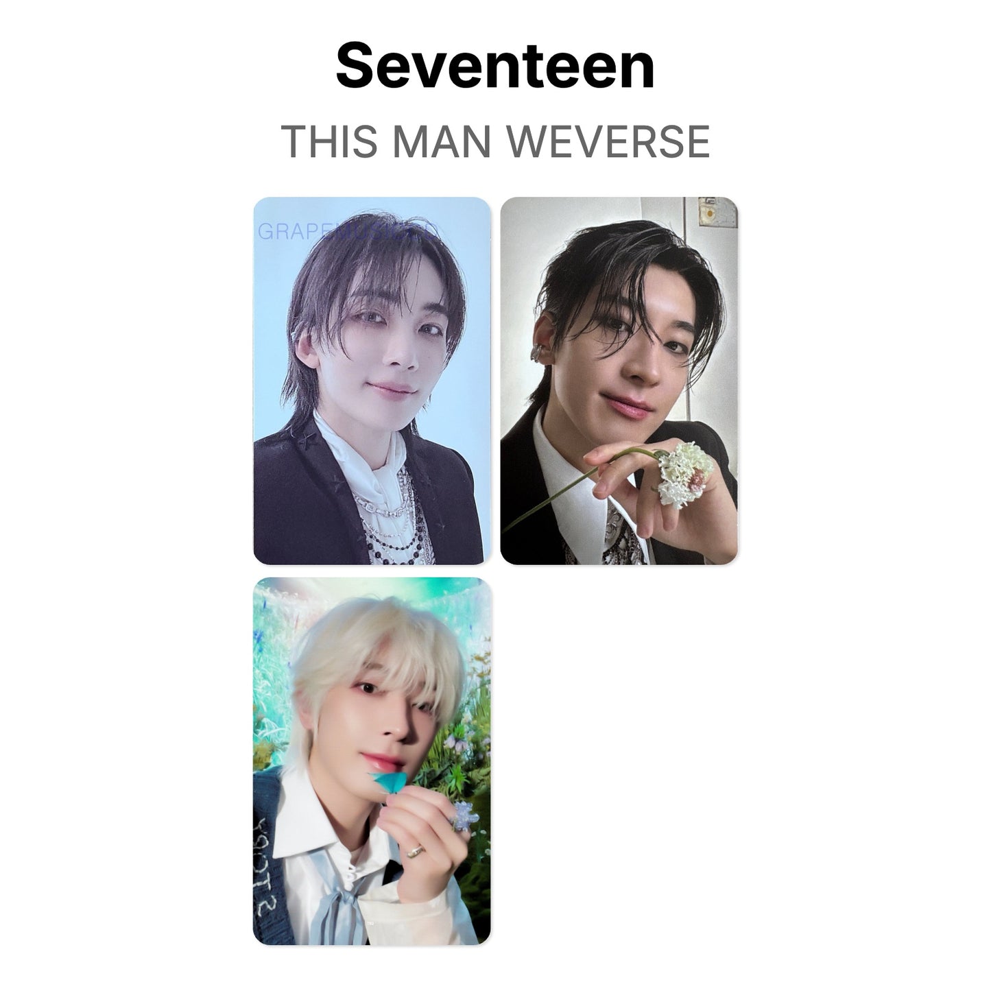 Seventeen THIS MAN WEVERSE Official Photocard