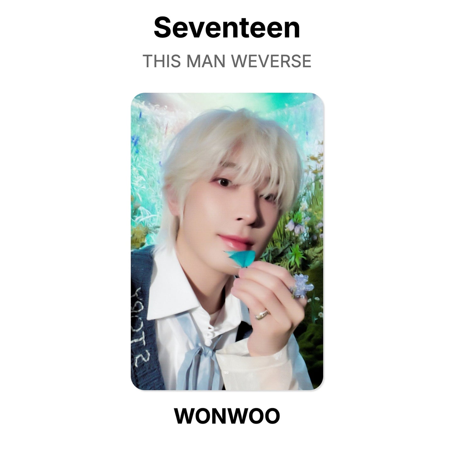 Seventeen THIS MAN WEVERSE Official Photocard