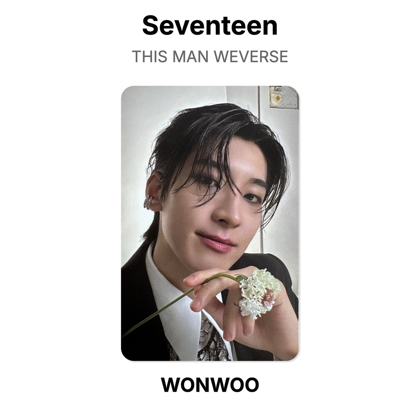Seventeen THIS MAN WEVERSE Official Photocard