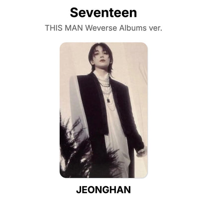 Seventeen THIS MAN Weverse Albums ver. Offizielle Photocard