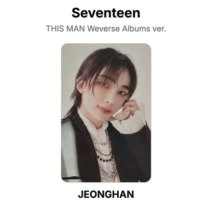 Seventeen THIS MAN Weverse Albums ver. Offizielle Photocard