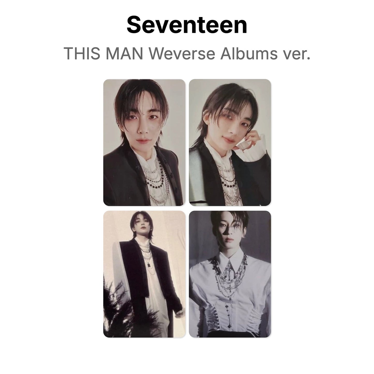 Seventeen THIS MAN Weverse Albums ver. Offizielle Photocard