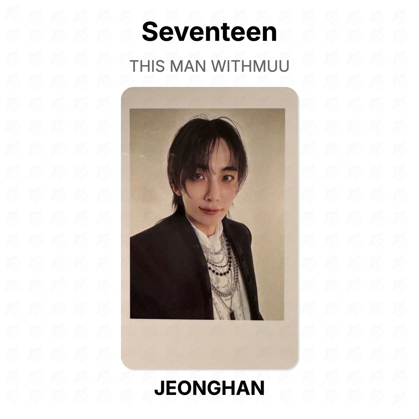 Seventeen THIS MAN WITHMUU Official Photocard