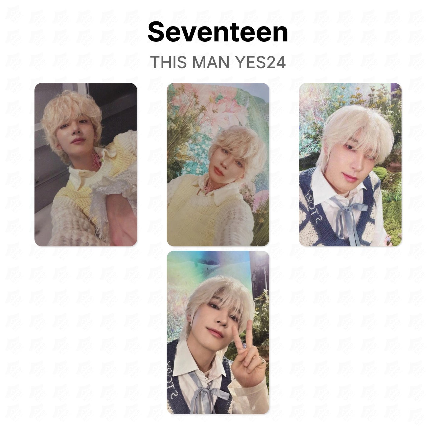 Seventeen THIS MAN YES24 Official Photocard