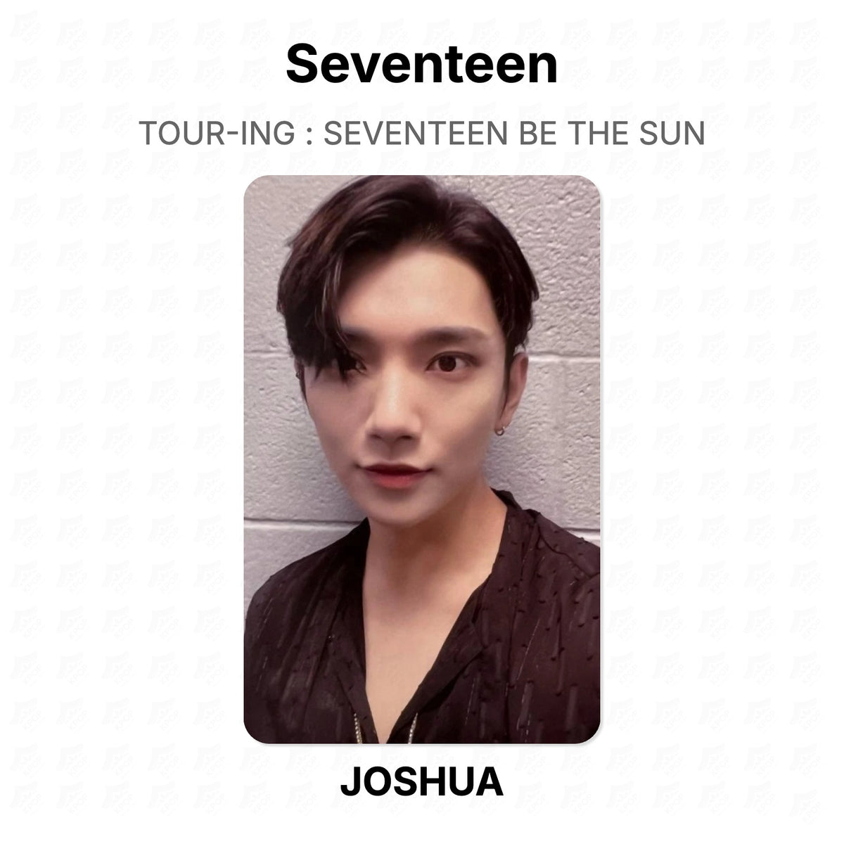 Seventeen TOUR-ING : SEVENTEEN BE THE SUN Official Photocard