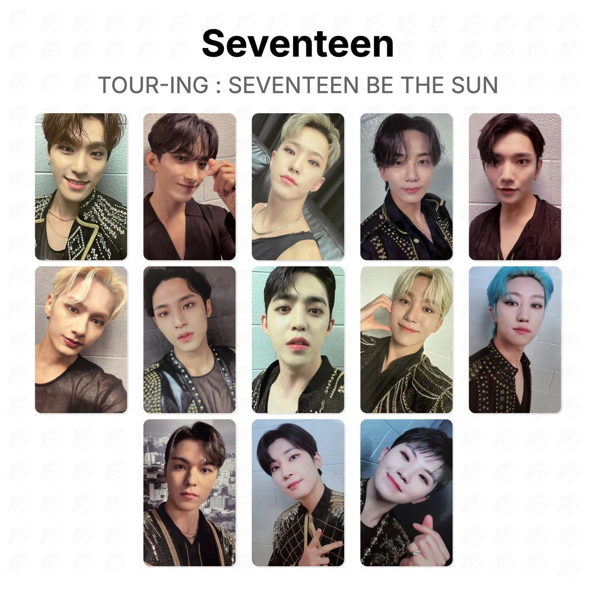 Seventeen TOUR-ING : SEVENTEEN BE THE SUN Official Photocard