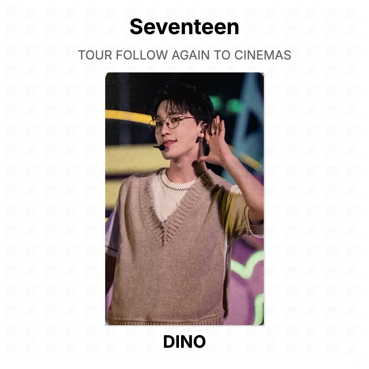 Seventeen TOUR FOLLOW AGAIN TO CINEMAS Official Photocard