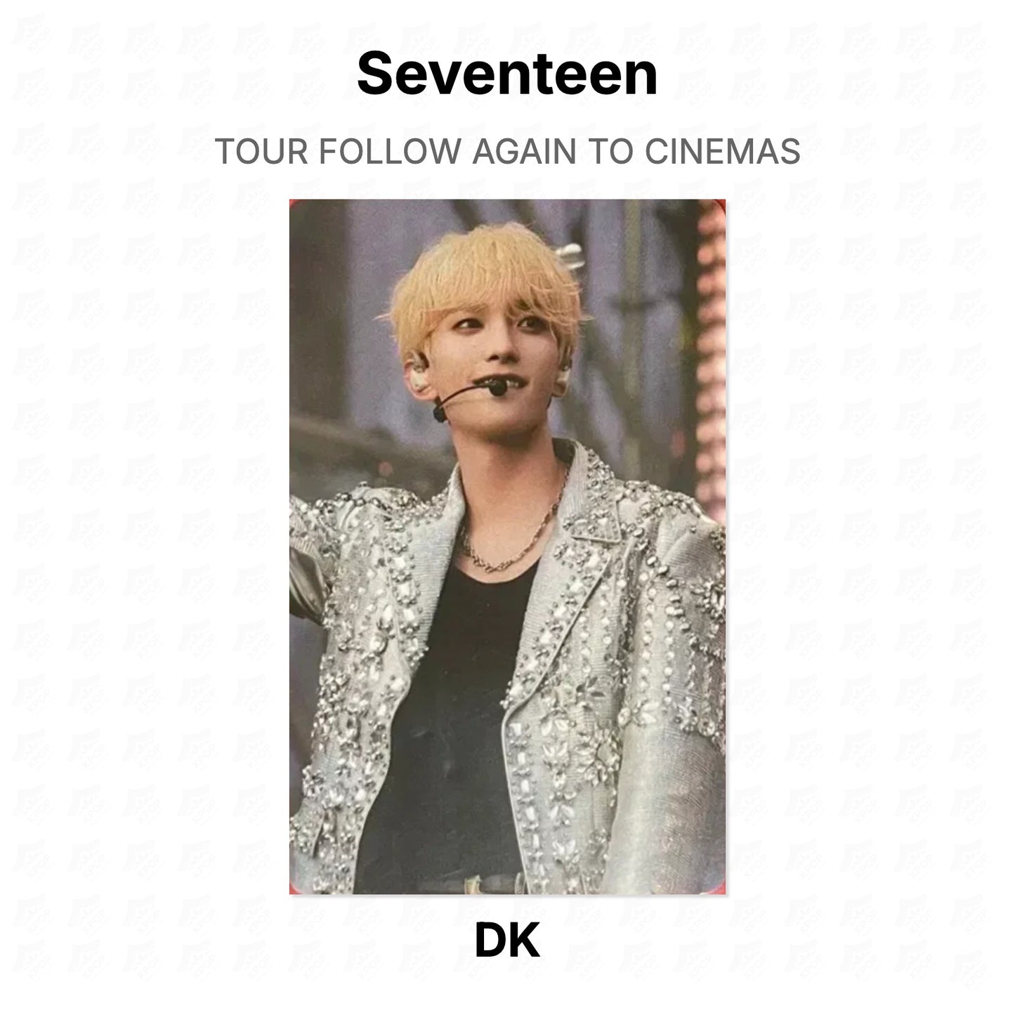Seventeen TOUR FOLLOW AGAIN TO CINEMAS Official Photocard