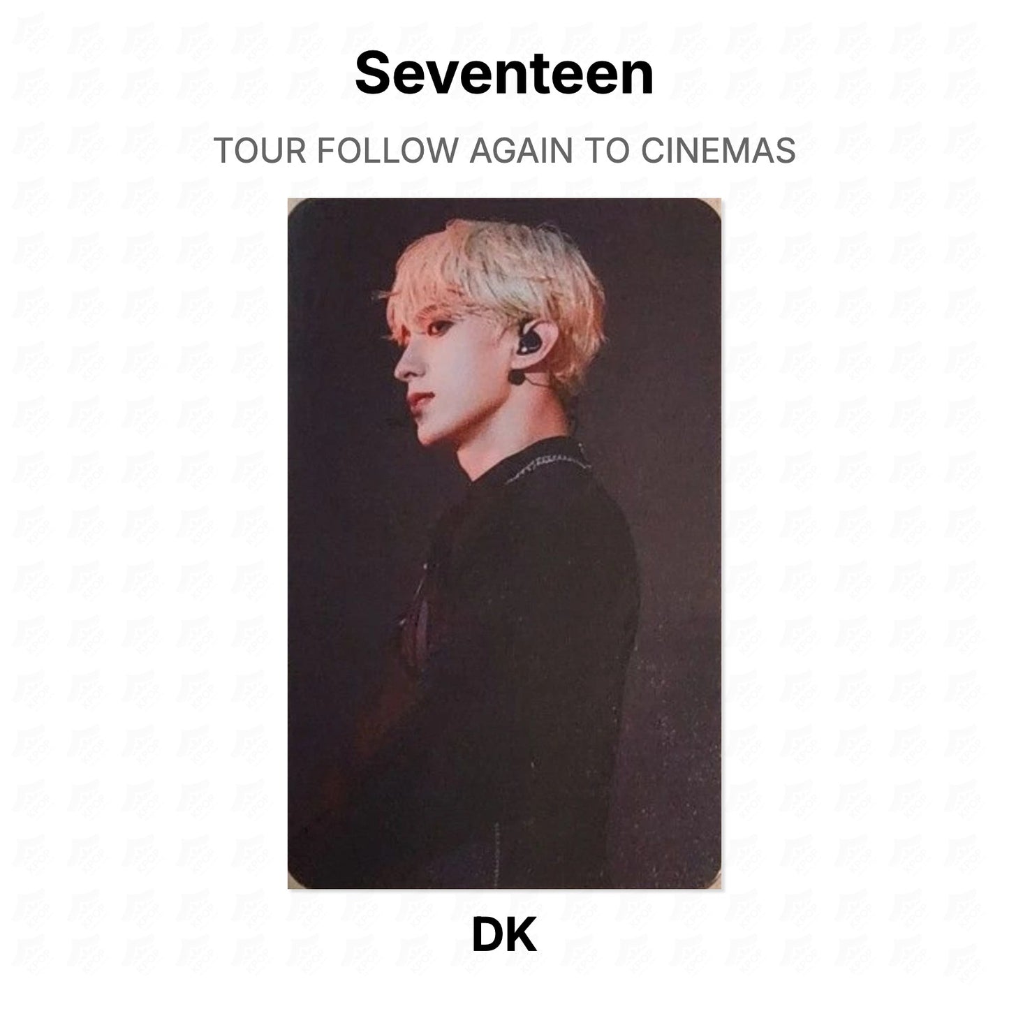 Seventeen TOUR FOLLOW AGAIN TO CINEMAS Official Photocard