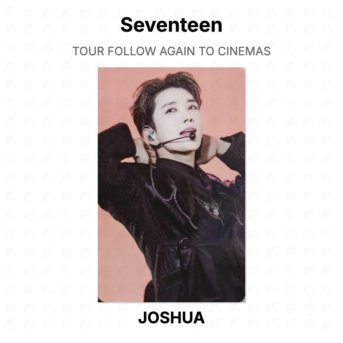 Seventeen TOUR FOLLOW AGAIN TO CINEMAS Official Photocard