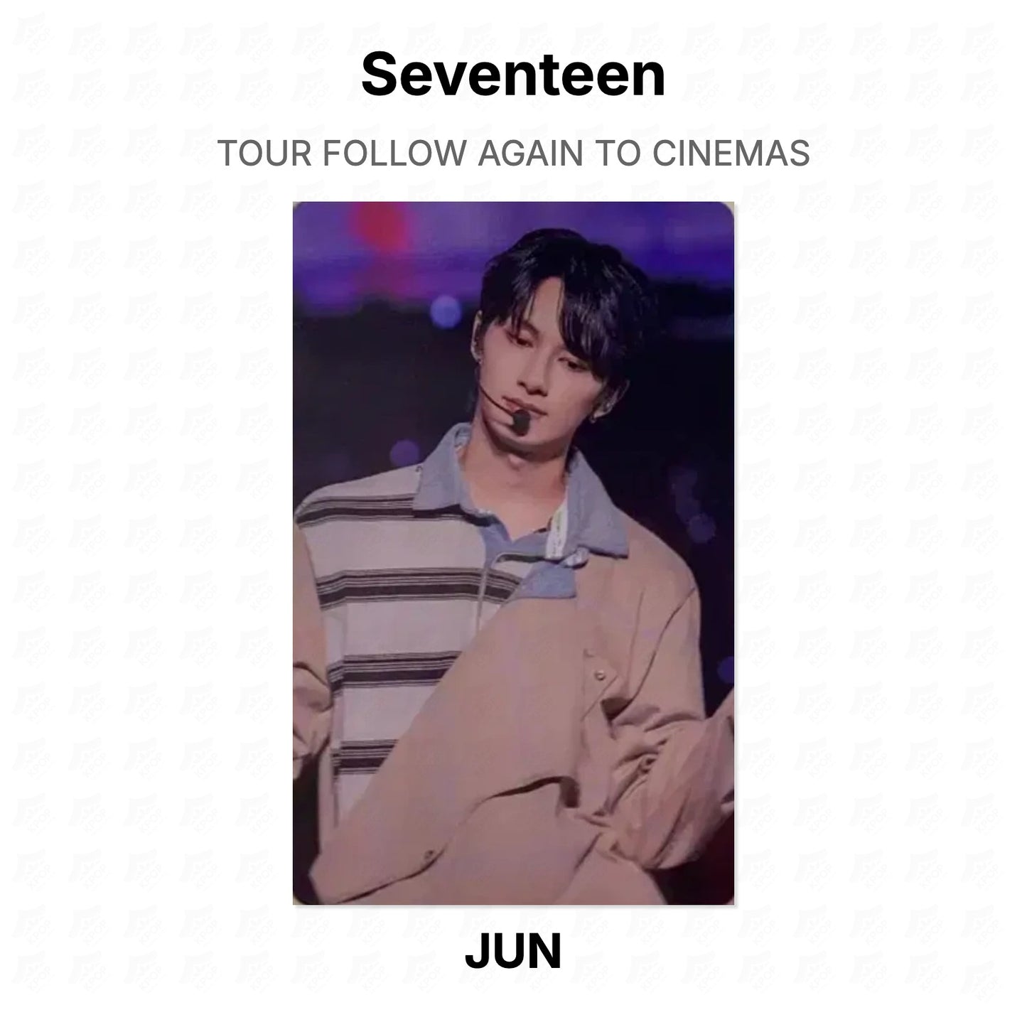 Seventeen TOUR FOLLOW AGAIN TO CINEMAS Official Photocard