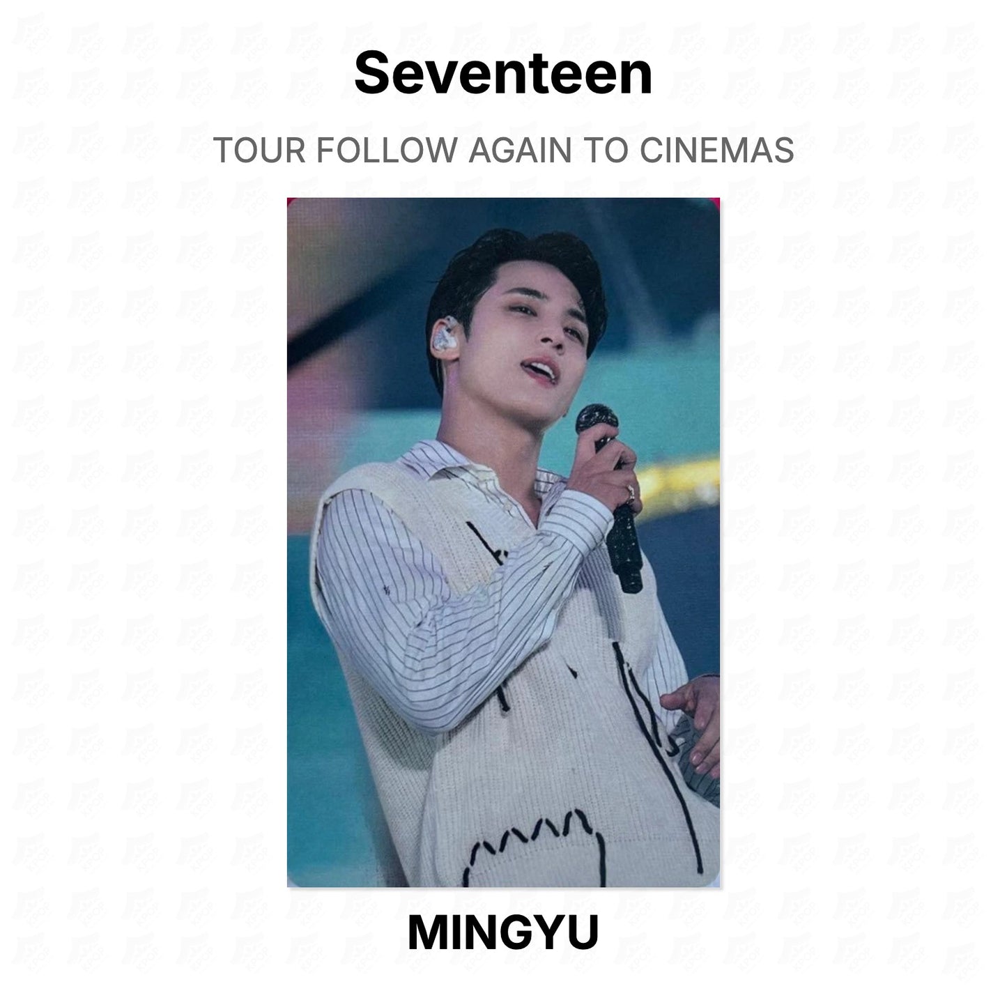 Seventeen TOUR FOLLOW AGAIN TO CINEMAS Official Photocard