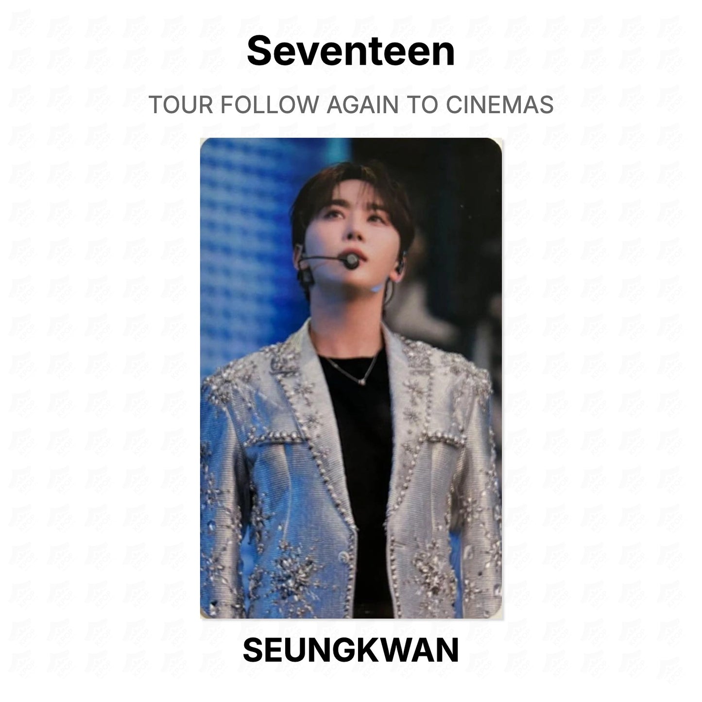 Seventeen TOUR FOLLOW AGAIN TO CINEMAS Official Photocard