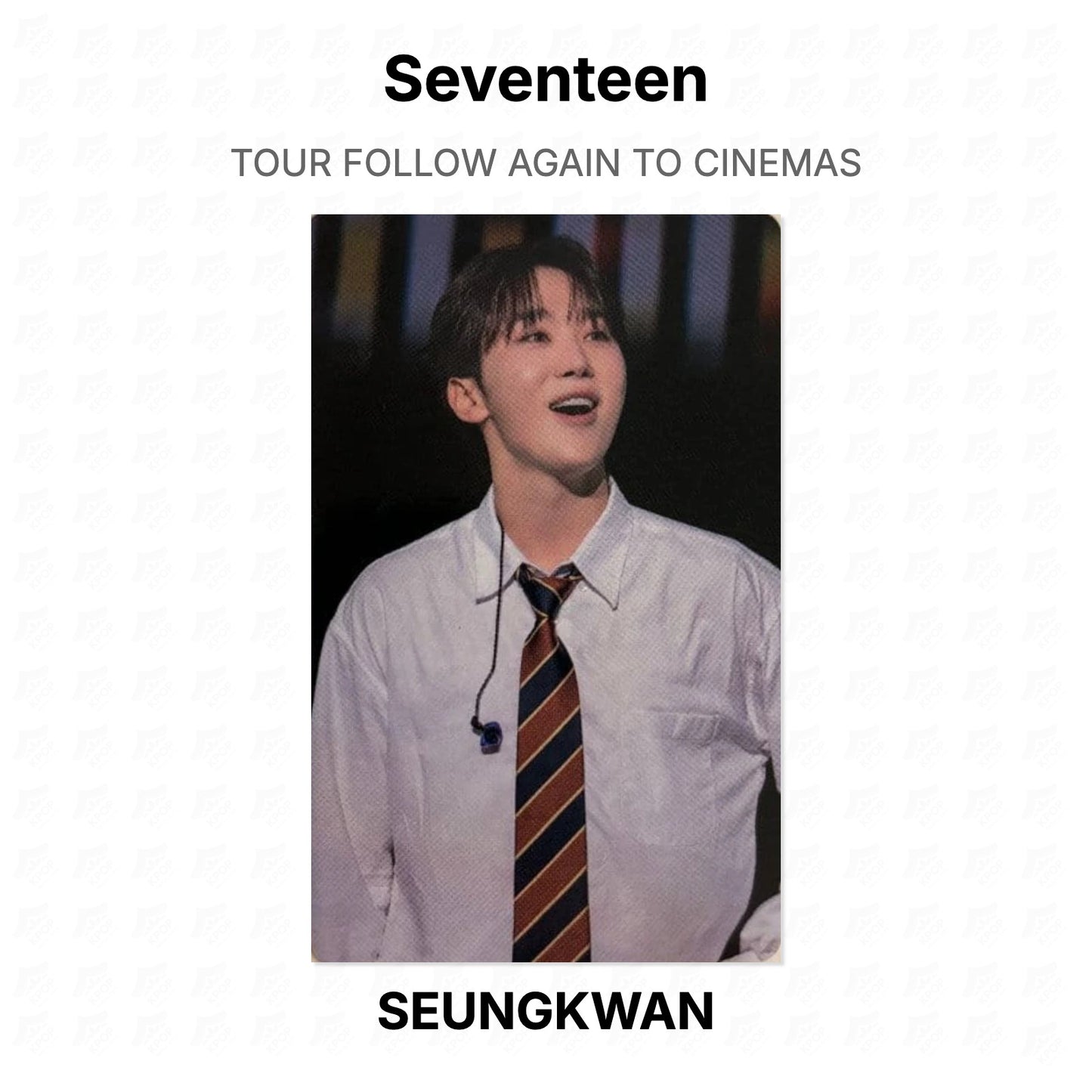 Seventeen TOUR FOLLOW AGAIN TO CINEMAS Official Photocard
