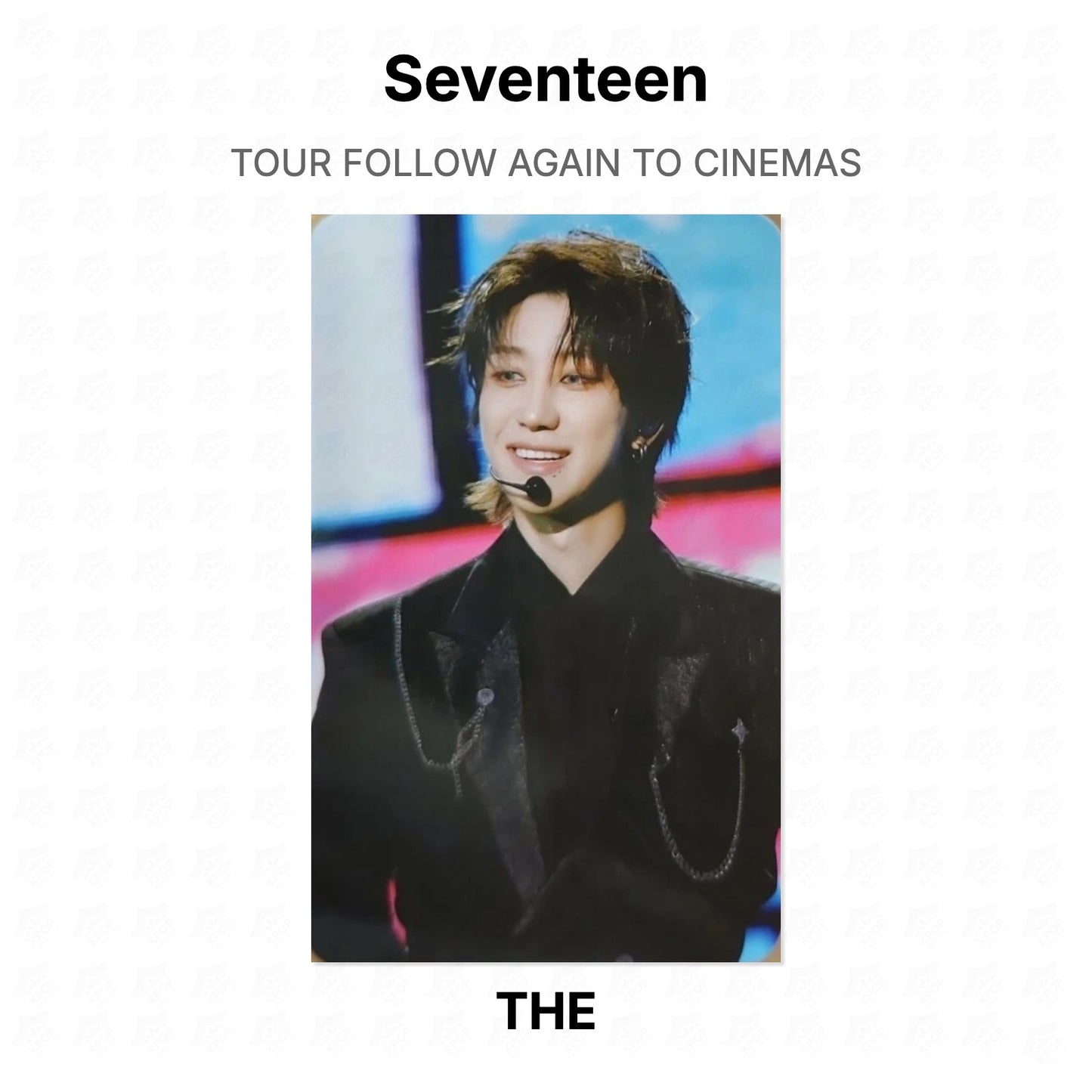 Seventeen TOUR FOLLOW AGAIN TO CINEMAS Official Photocard