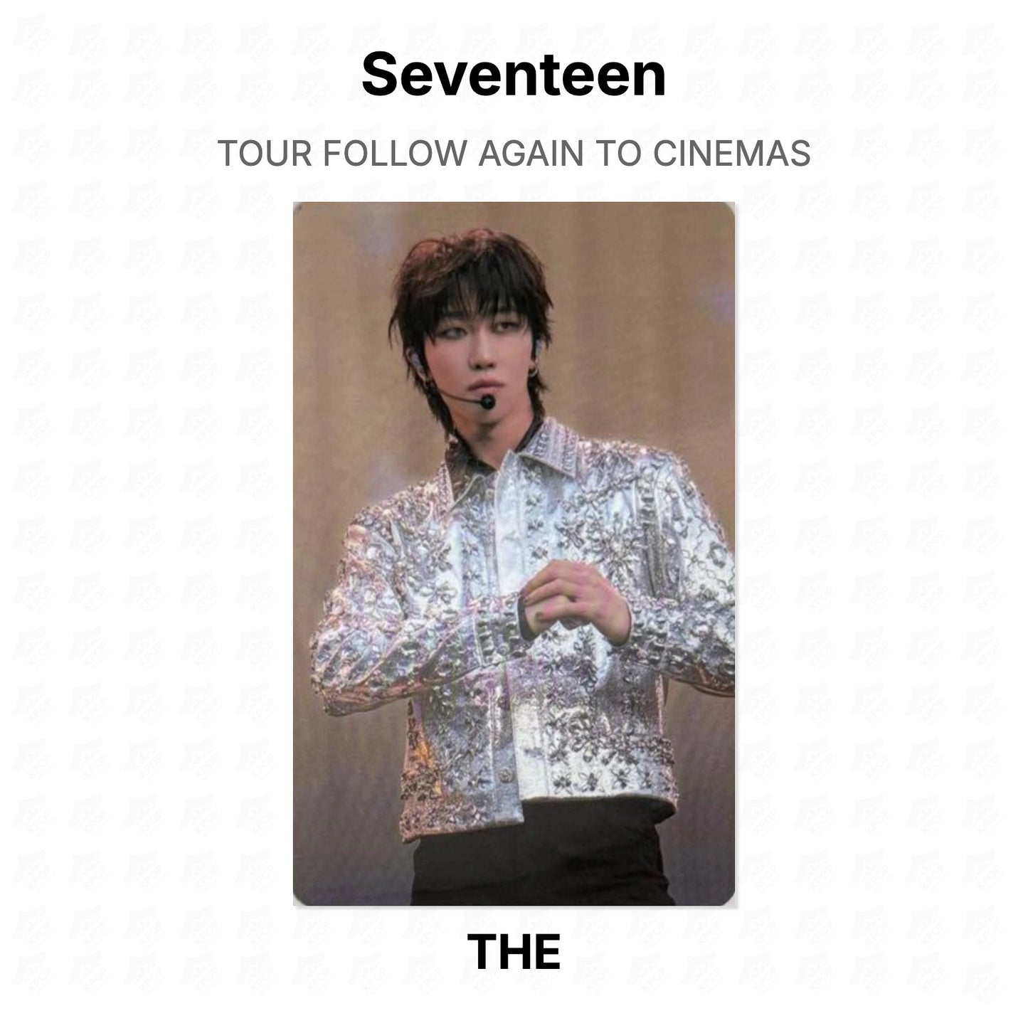 Seventeen TOUR FOLLOW AGAIN TO CINEMAS Official Photocard