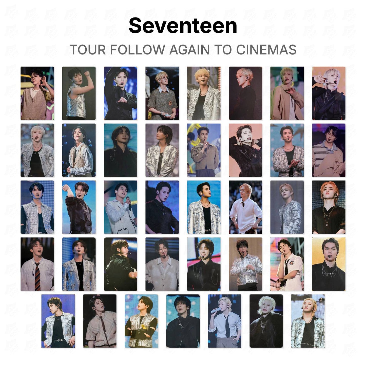 Seventeen TOUR FOLLOW AGAIN TO CINEMAS Official Photocard