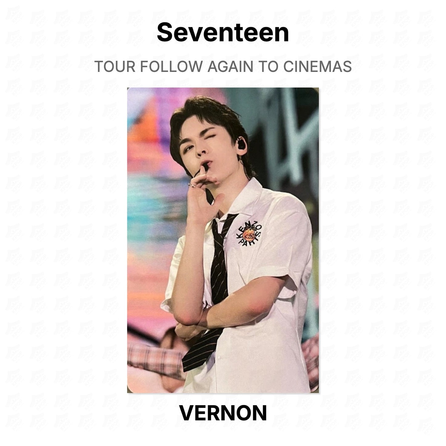 Seventeen TOUR FOLLOW AGAIN TO CINEMAS Official Photocard