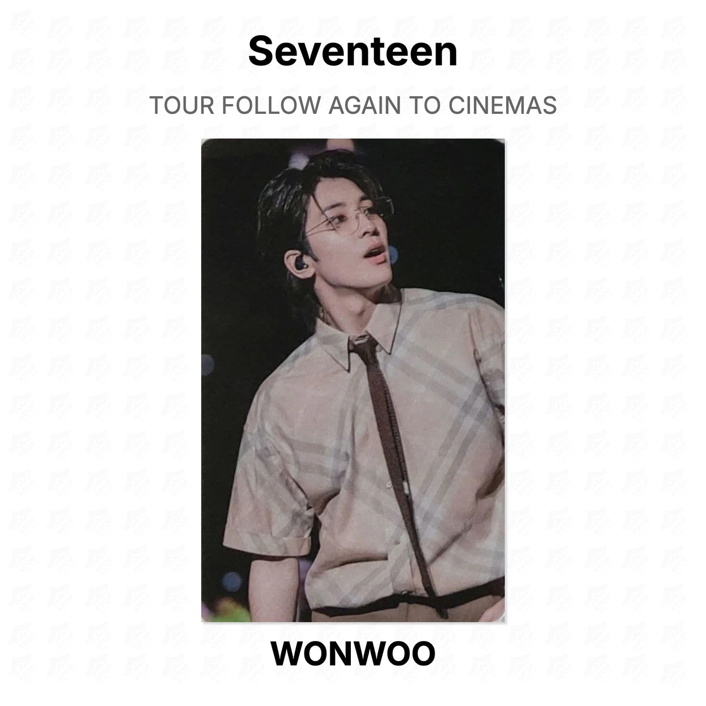 Seventeen TOUR FOLLOW AGAIN TO CINEMAS Official Photocard
