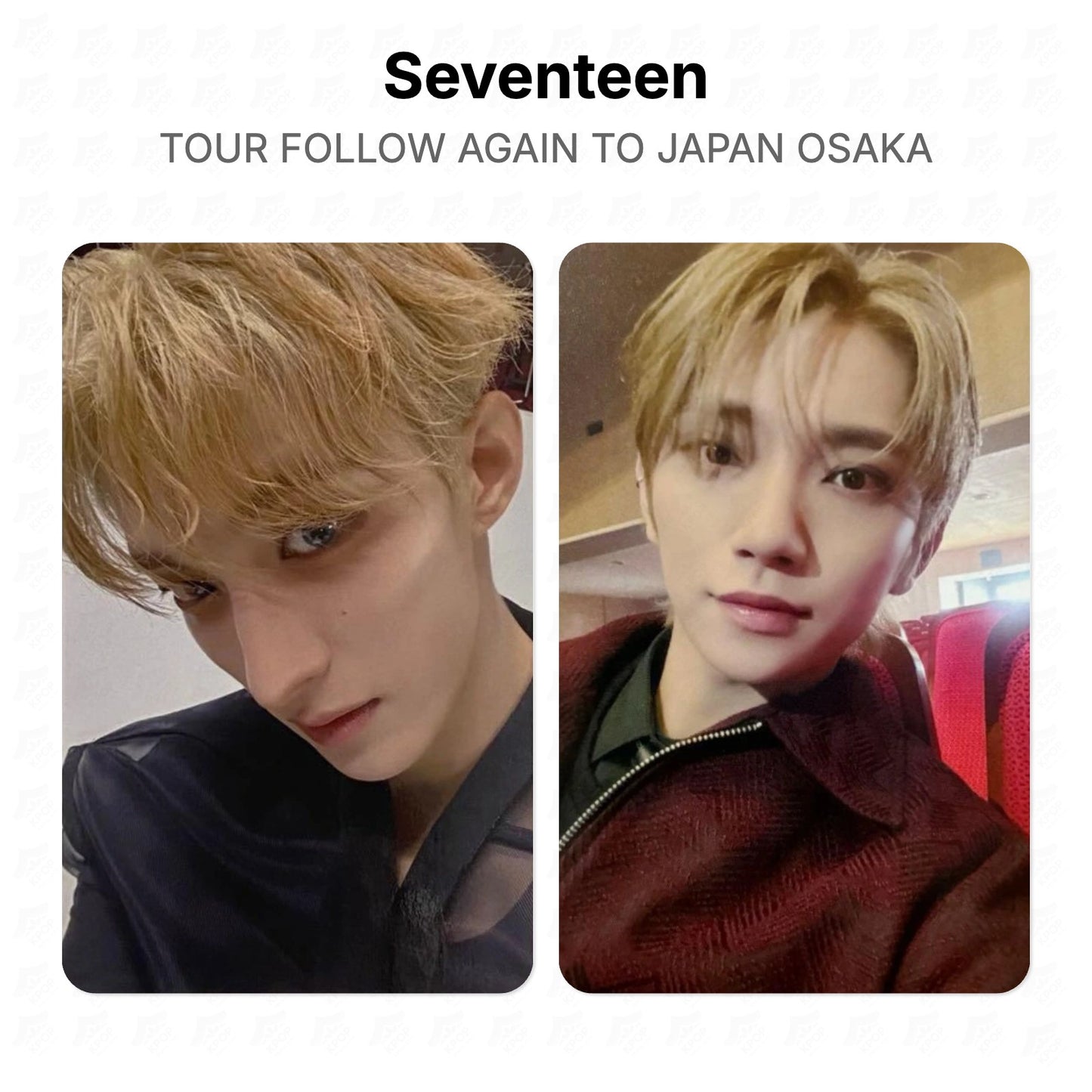 Seventeen TOUR FOLLOW AGAIN TO JAPAN OSAKA Official Photocard