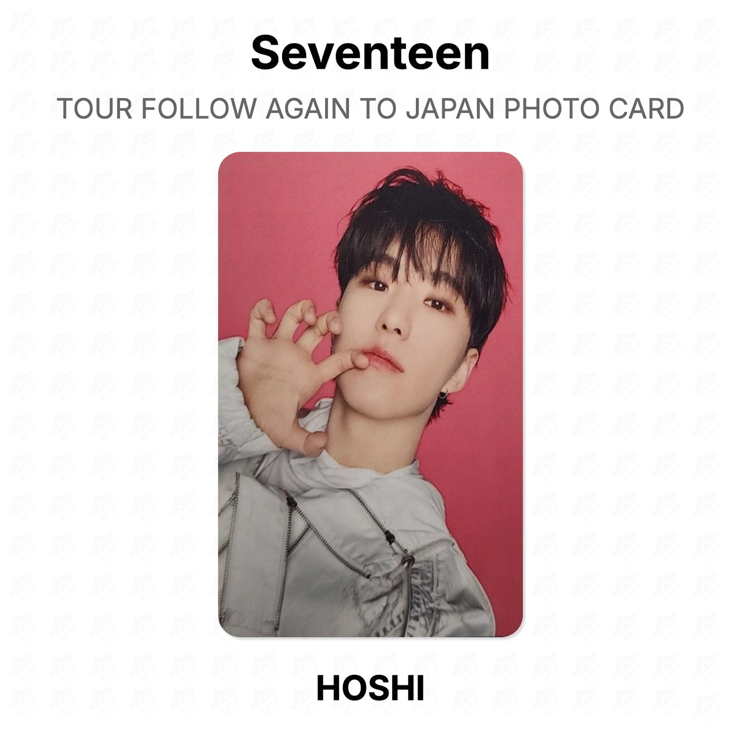 Seventeen TOUR FOLLOW AGAIN TO JAPAN PHOTO CARD Official Photocard