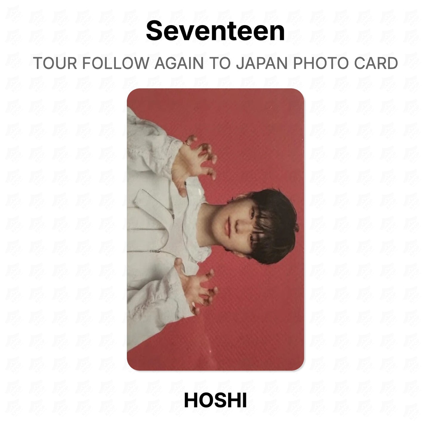 Seventeen TOUR FOLLOW AGAIN TO JAPAN PHOTO CARD Official Photocard