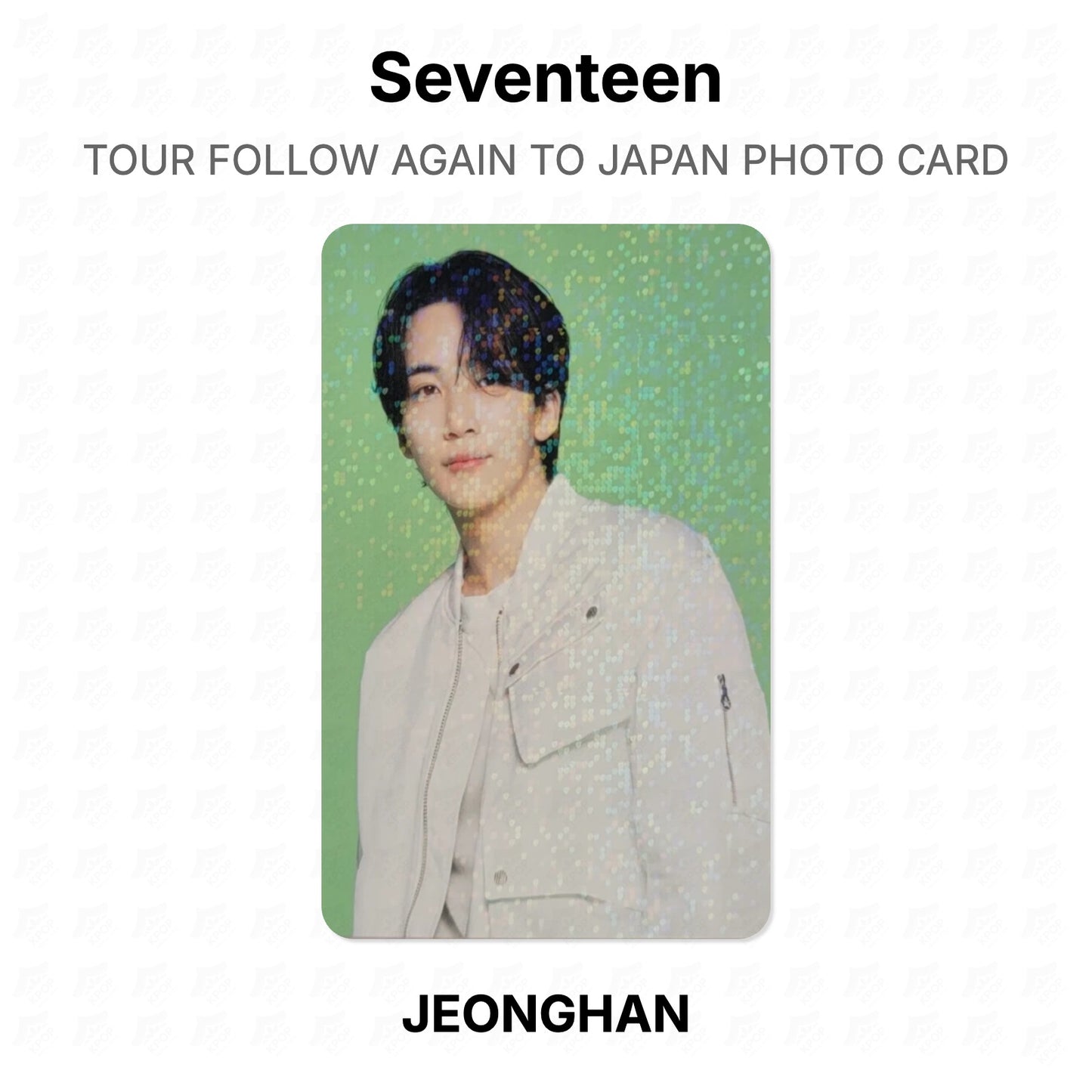 Seventeen TOUR FOLLOW AGAIN TO JAPAN PHOTO CARD Official Photocard