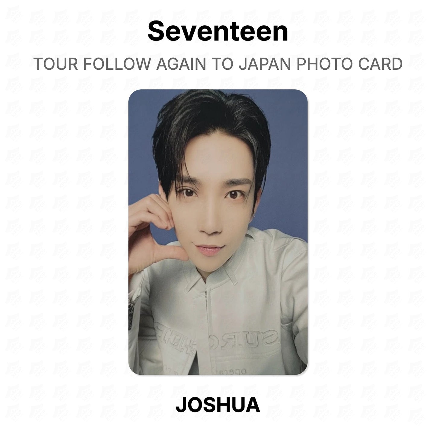 Seventeen TOUR FOLLOW AGAIN TO JAPAN PHOTO CARD Official Photocard