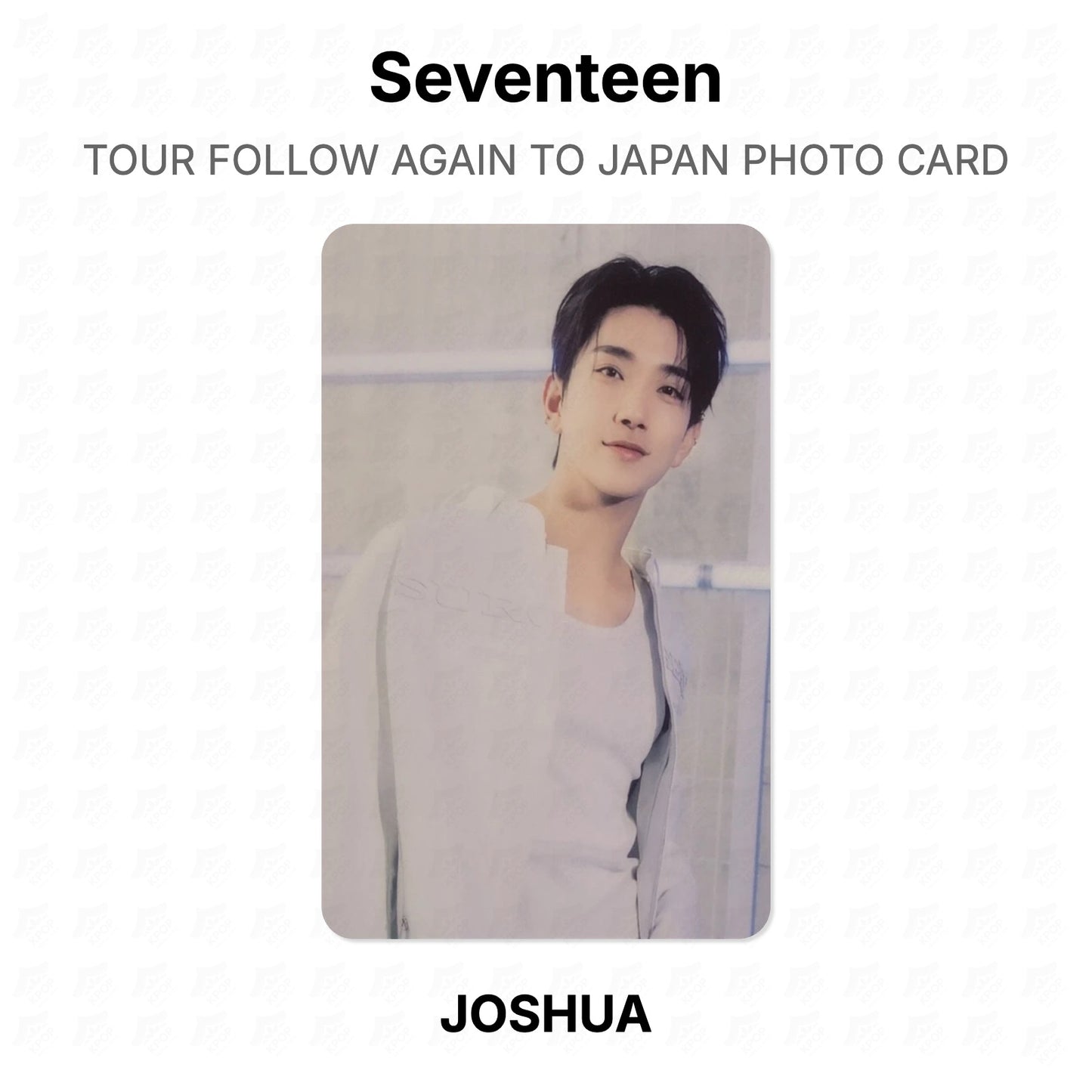 Seventeen TOUR FOLLOW AGAIN TO JAPAN PHOTO CARD Official Photocard
