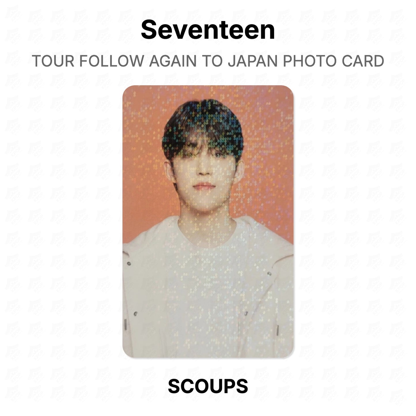 Seventeen TOUR FOLLOW AGAIN TO JAPAN PHOTO CARD Official Photocard