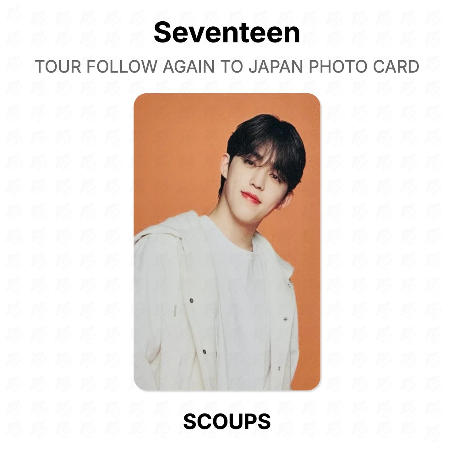 Seventeen TOUR FOLLOW AGAIN TO JAPAN PHOTO CARD Official Photocard