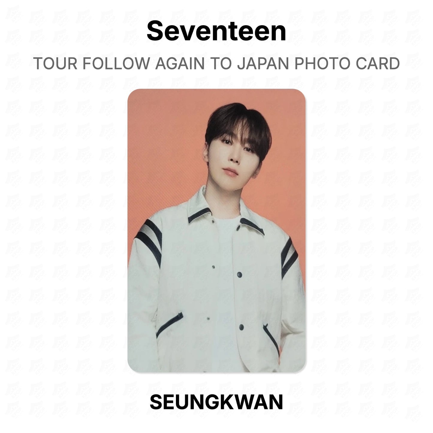 Seventeen TOUR FOLLOW AGAIN TO JAPAN PHOTO CARD Official Photocard