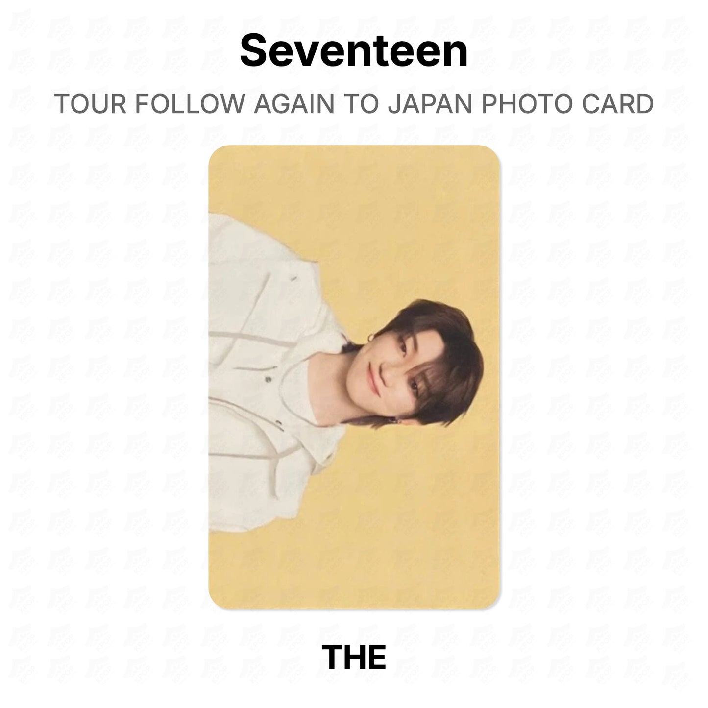 Seventeen TOUR FOLLOW AGAIN TO JAPAN PHOTO CARD Official Photocard