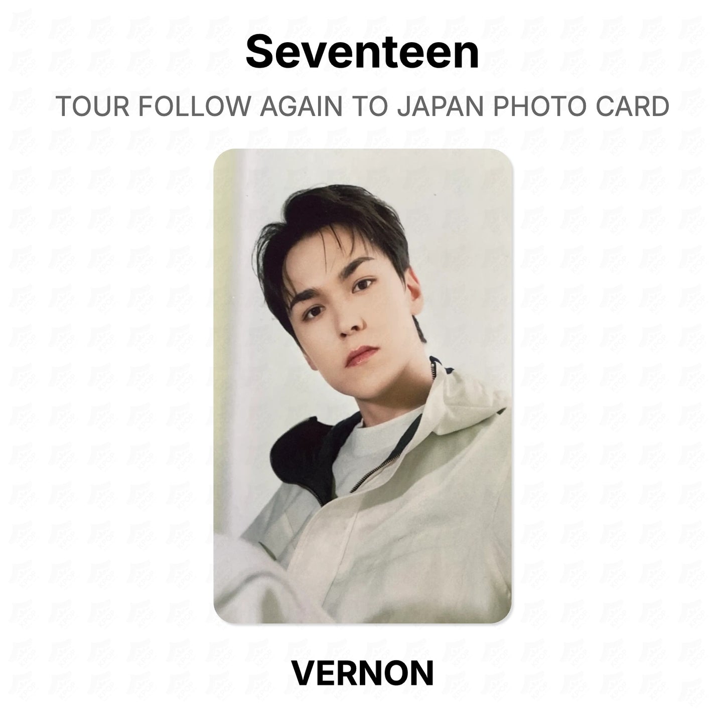 Seventeen TOUR FOLLOW AGAIN TO JAPAN PHOTO CARD Official Photocard